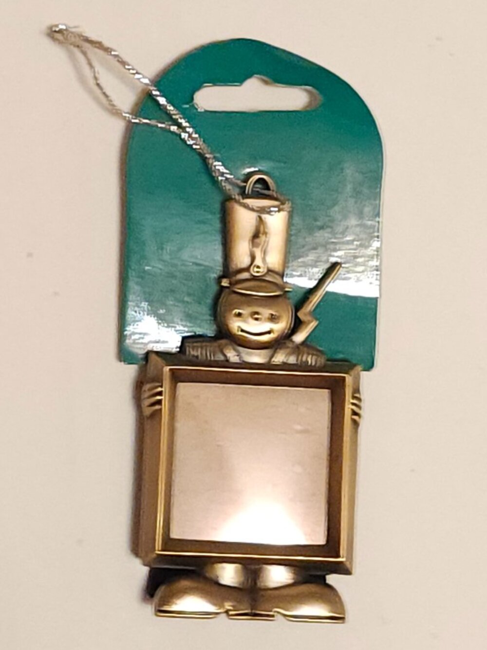 VINTAGE Toy Soldier Christmas Tree Ornament PHOTO FRAME